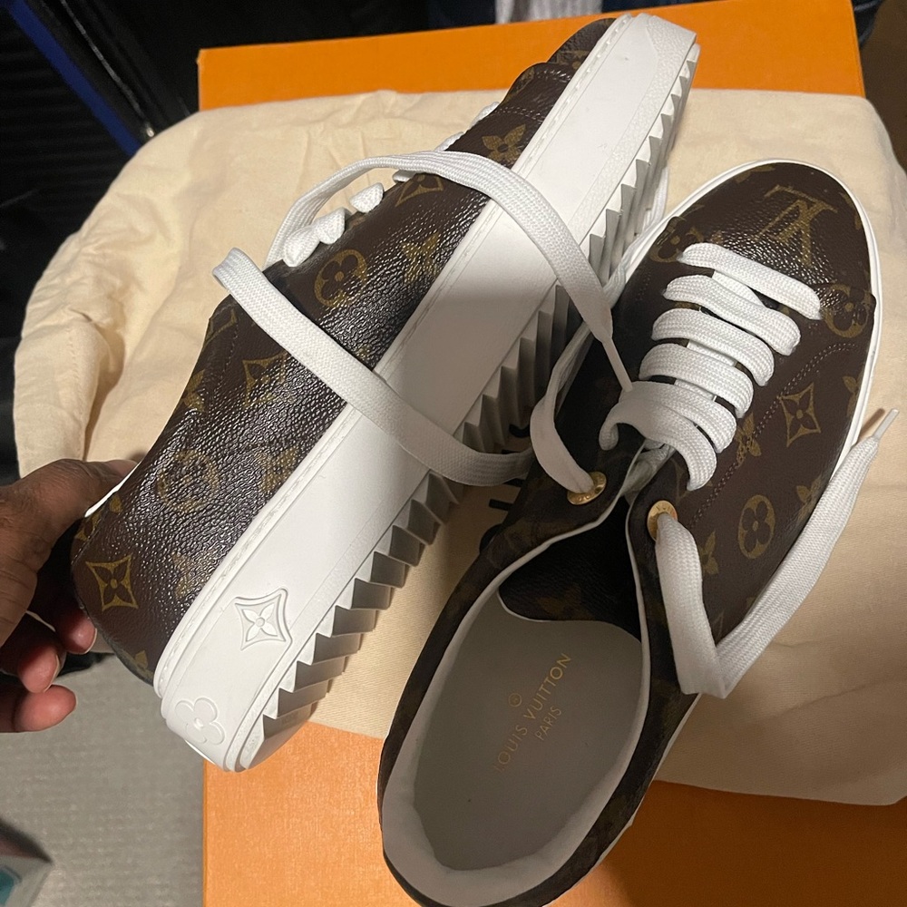 Louis Vuitton Brown Monogram Sneakers
